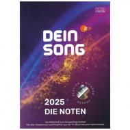 Dein Song 2025 - Die Noten (+Online Audio) 