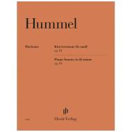 Hummel, J.N.: Klaviersonate fis-moll op. 81 