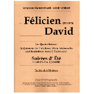 David, F.:  SoirÃ©es d' ÃtÃ© Band 3 (Nr. 5 und 6) 