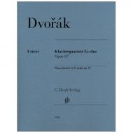Dvořák, A.: Klavierquartett Es-Dur op. 87 