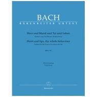 Bach, J. S.: Kantate BWV 147 »Herz und Mund und Tat und Leben« – Klavierauszug 
