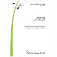 Le Beau, L.A.: Quartett op. 28 