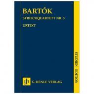 Bartók, B.: Streichquartett Nr. 5 (BB 110) 