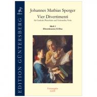 Sperger, J.M.: Divertimento G-Dur 