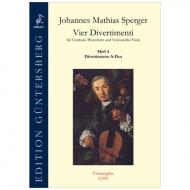 Sperger, J.M.: Divertimento A-Dur 