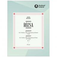 Rózsa, M.: Klavierquintett f-moll op. 2 