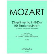 Mozart, W.A.: Divertimento Nr. 14 in B-dur, KV 270 