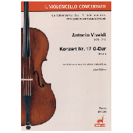 Vivaldi, A.: Konzert Nr. 17 RV414 G-Dur - Partitur 