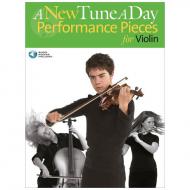 A New Tune a Day: Performance Pieces for violin (+Online Audio) 