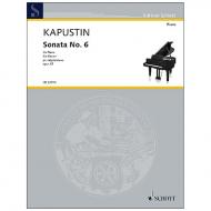 Kapustin, N.: Klaviersonate Nr. 6 Op. 62 