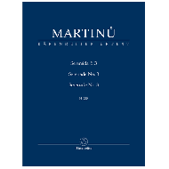 Martinů, B.: Serenade Nr. 3, H 218 