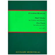 Respighi, O.: 5 Pezzi 