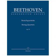 Beethoven, L. v.: Streichquartette Op. 18 