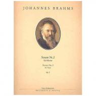 Brahms, J.: Sonate Nr. 2 fis-Moll Op. 2 