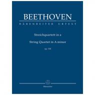 Beethoven, L. van: Streichquartett a-Moll op. 132 - Pocket Score 