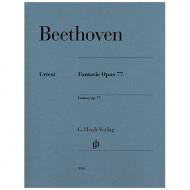 Beethoven, L. v.: Fantasy Op. 77 