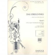 Das Streichtrio Band 1 