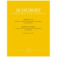 Schubert, F.: Klavierquintett D 667 Op. posth. 114 A-Dur »Forellenquintett« 