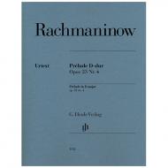 Rachmaninoff, S.: Prélude Op. 23/4 D-Dur 
