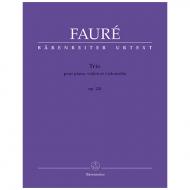 Fauré, G.: Piano Trio Op. 120 