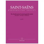 Saint-Saëns, C.: Six Études pour la main gauche seule Op. 135 R 54 