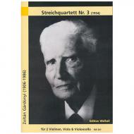 Gardonyi, Z.: Streichquartett Nr. 3 