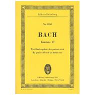 Bach, J. S.: Kantate BWV 17 »Dominica 14 post Trinitatis« 