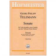 Telemann, G. Ph.: Sonate für Viola da gamba 