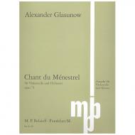 Glasunow, A.: Chant du Ménestrel Op. 71 