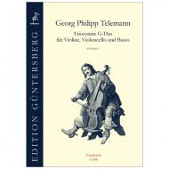 Telemann, G. Ph.: Triosonate G-Dur TWV 42:G7 