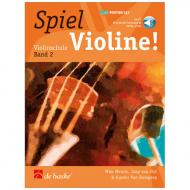 Elst, J. v.: Spiel Violine Band 2 (+Online Audio) 