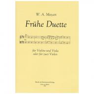 Mozart, W. A.: Frühe Duette 