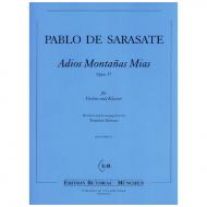 Sarasate, P. d.: Adios montanas mias Op. 37 