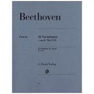 Beethoven, L. v.: 32 Variationen c-Moll WoO 80 