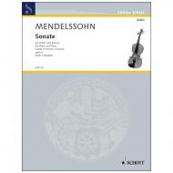 Mendelssohn Bartholdy, F.: Violinsonate Op. 4 f-Moll 
