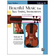 Applebaum, S.: Beautiful Music for two String Instruments Vol. 4 – Violin 