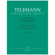 Telemann, G. Ph.: Concerto TWV 43:d2 d-Moll 