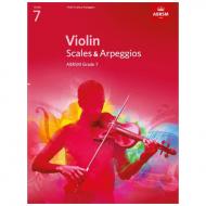 ABRSM: Violin Scales And Arpeggios – Grade 7 (From 2012) 