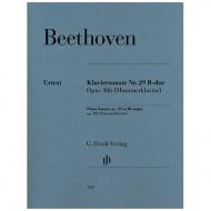 Beethoven, L. v.: Piano Sonata no. 29 B flat major op. 106 (Hammerklavier) 