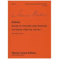 Brahms, J.: Violasonate f-Moll, Op. 120/1 