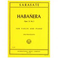 Sarasate, P. d.: Habanera Op. 21/2 