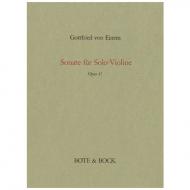 Einem, G. v.: Sonate Op. 47 
