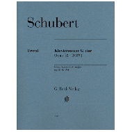 Schubert, F.: Klaviersonate G-Dur Op. 78 D 894 