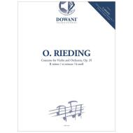 Rieding, O.: Violinkonzert Op. 35 h-Moll (+Online Audio) 