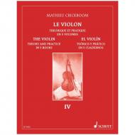 Crickboom, M.: The Violin – Theory and practice Vol. 4 