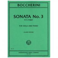 Boccherini, L.: Violasonate Nr. 3 G-Dur 