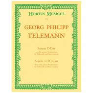 Telemann, G. Ph.: Sonate »Der getreue Musikmeister« D-Dur 