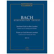 Bach, J. S.: Kantate BWV 51 »Jauchzet Gott in allen Landen« – Kantate zum 15. Sonntag nach Trinitatis 