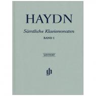 Haydn, J.: Sämtliche Klaviersonaten 1 – clothbound 