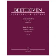 Beethoven, L. v.: Zwei Sonaten Op. 14 E-Dur, G-Dur 